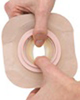 Hollister New Image FormaFlex Flat Skin Barrier - 5 per box, UP TO 32MM (1 1/4"), GREEN - 44MM - WITH TAPE