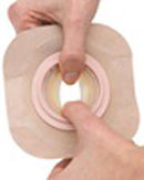 Hollister New Image FormaFlex Flat Skin Barrier - 5 per box, UP TO 32MM (1 1/4"), GREEN - 44MM - WITH TAPE-3