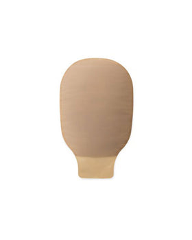 Hollister New Image 2-Piece Drainable Pouch with Clamp Closure Beige - 10 per Box, BLUE - 70MM, 23CM (9") - NO FILTER - 0