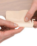 Hollister New Image 2-Piece Drainable Pouch with Clamp Closure Beige - 10 per Box, RED - 57MM, 30CM (12") - WITH FILTER-4