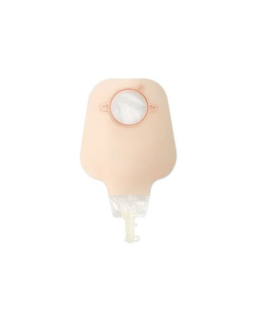Hollister New Image Poche vidable ultra transparente à haut rendement en 2 pièces - 10 par boîte, ROUGE - 57 MM, 30 CM (12") - SANS FILTRE