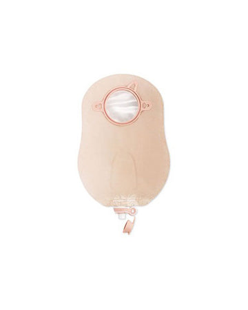 Poche d'urostomie Hollister New Image 2 pièces - Conception améliorée - 10 par boîte, VERT - 44MM, TRANSPARENT - 23CM (9")