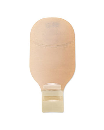 Hollister Premier Poche vidable 1 pièce avec fermeture Lock 'n Roll protecteur cutané convexe CeraPlus - 5 par boîte, À DÉCOUPER - JUSQU'À 51 MM (2 po), BEIGE - AVEC FILTRE - 0