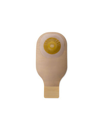 Poche vidable 1 pièce Hollister Premier avec fermeture Lock 'n Roll Barrière convexe Flextend Transparente - 5 par boîte, 38MM (1 1/2"), AVEC BANDE ADHÉSIVE (BORD EFFILÉ) - SANS FILTRE - 0