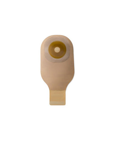 Poche vidable 1 pièce Hollister Premier avec fermeture Lock 'n Roll Barrière cutanée plate Flextend - 10 par boîte, À DÉCOUPER - JUSQU'À 64 MM (2 1/4"), TRANSPARENTE - AVEC FILTRE