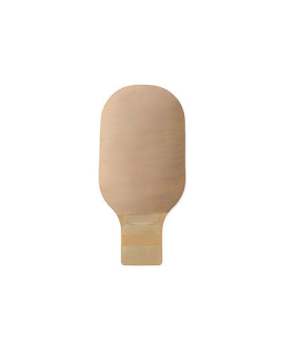 Hollister Premier 1-Piece Drainable Pouch with Lock 'n Roll Closure Flextend Flat Skin Barrier - 10 per box, 32MM (1 1/4"), BEIGE - NO FILTER - 0