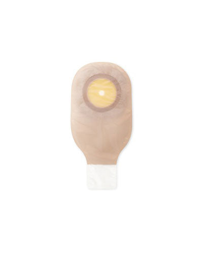 Hollister Premier 1-Piece Drainable Pouch with Clamp Closure Flextend Flat Skin Barrier - 10 per box, 32MM (1 1/4"), 23CM (9") - BEIGE