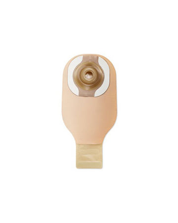 Poche vidable 1 pièce Hollister Premier avec fermeture Lock 'n Roll Barrière cutanée Ceraplus souple et convexe - 5 par boîte, À DÉCOUPER - JUSQU'À 38 MM (1 1/2"), BEIGE - AVEC FILTRE - 0