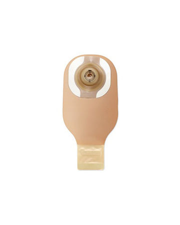 Poche vidable Hollister Premier 1 pièce avec fermeture Lock 'n Roll Barrière cutanée Ceraplus souple et convexe - 5 par boîte, À DÉCOUPER - JUSQU'À 25MM (1"), BEIGE - AVEC FILTRE