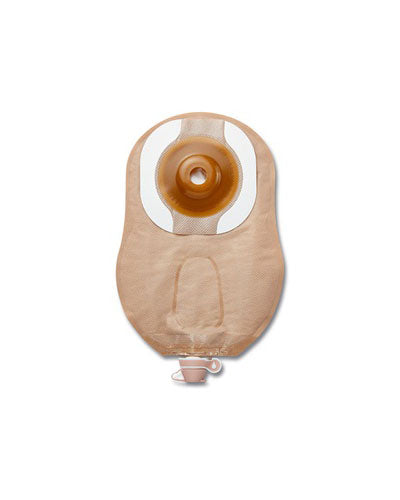 Hollister Premier 1-Piece Urostomy Pouch Convex Flextend Barrier Enhanced Design - 5 per box, 16MM (5/8"), BEIGE - 23CM (9")