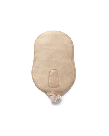 Poche d'urostomie monobloc Hollister Premier, barrière plane Flextend, conception améliorée - 10 par boîte, À DÉCOUPER - JUSQU'À 64 MM (2 1/2"), BEIGE - 23 CM (9") - 0