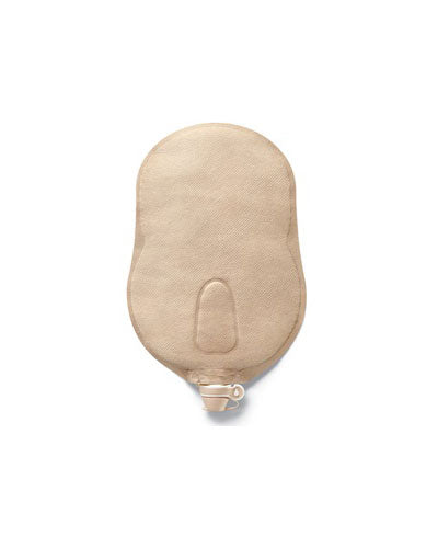 Hollister Premier 1-Piece Urostomy Pouch Flat Flextend Barrier, Enhanced Design - 10 per box, 51MM (2"), BEIGE - 23CM (9") - 0