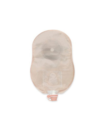Hollister Premier 1-Piece Urostomy Pouch Flat Flextend Barrier, Enhanced Design - 10 per box, 44MM (1 3/4"), TRANSPARENT - 23CM (9")