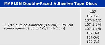 Disques adhésifs double-face Marlen - 10 par paquet, 1/2" (13MM) - 0