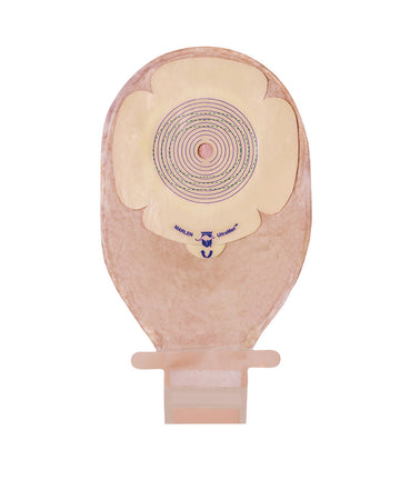 Poche vidable monobloc Marlen MegaMax avec attache Kwick-Klose II - 5 par boîte, OPAQUE, PLATE - 57 MM (2 1/4")