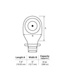 Marlen SuperFlat MiniMax 1-Piece Drainable Pouch with Kwick-Klose II Fastener with AquaTack Barrier - Cut to Fit - 5 per box, WITH FILTER - CUT TO FIT - 1/2"-2 1/8" (12-55MM)-2