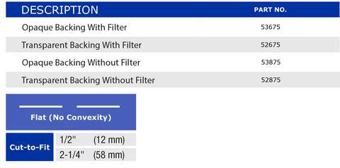 Marlen SuperFlat 1-Piece Drainable Pouch with Kwick-Klose II Fastener with AquaTack Barrier - 5 per box, TRANSPARENT, NO FILTER - CUT TO FIT - 1/2"-2 1/8" (12-55MM)