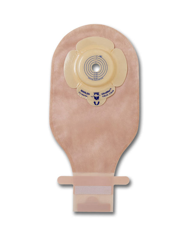 Marlen UltraMax Deep 1-Piece Drainable Pouch with Kwick-Klose II Fastener with AquaTack Barrier and No Filter - 5 per box, DEEP CONVEXITY - 1" (25MM)