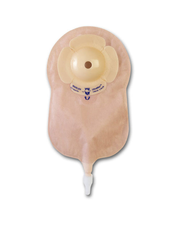 Marlen UltraMax Deep 1-Piece Urostomy Pouch with AquaTack Barrier and No Filter - 5 per box, TRANSPARENT, DEEP CONVEXITY - 7/8" (22MM)