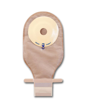 Poche vidable Marlen UltraMax 1 pièce avec attache Kwick-Klose II et barrière AquaTack, sans filtre - 5 par boîte, PLATE - 22MM (7/8") - 0