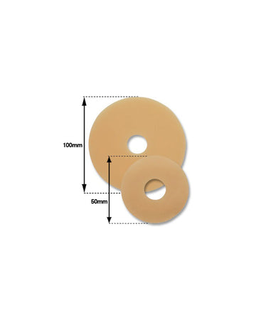 Marlen UltraSeal Anneau souple de protection cutanée, trou de départ 5/8" (15MM) / diamètre 2" (50MM), (10/BOÎTE)