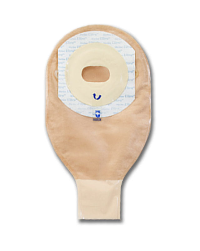 Marlen Ultra Extra 1-Piece Drainable Pouch Snap-Lok Pouch Closure with SkinShield Barrier with No Filter - 10 per box, TRANSPARENT, CONVEX - 3" (76MM) - 0