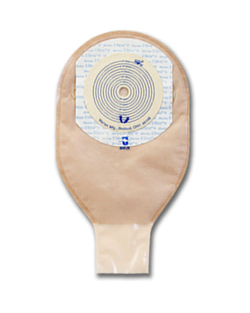 Poche vidable Marlen Ultra Extra 1 pièce, fermeture Snap-Lok avec barrière SkinShield sans filtre - 10 par boîte, TRANSPARENTE, CONVEXE - OVALE - 1"X1 1/2" (25X38MM)