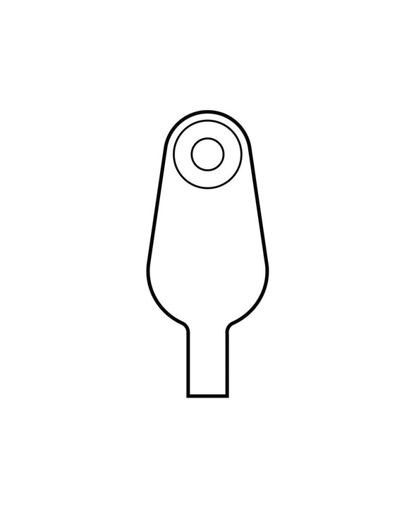 Marlen Weight Less Odour Ban Reusable Ileostomy Pouches - 5 per package, WHITE, LARGE 11" (28CM) 930ML