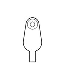 Marlen Weight Less Odour Ban Reusable Ileostomy Pouches - 5 per package, WHITE, SMALL 9" (22CM) 420ML-2