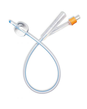 Cathéter en silicone Medline Foley à 2 voies 40 cm (16") 24FRx10 ml/10 cc - 10 par boîte
