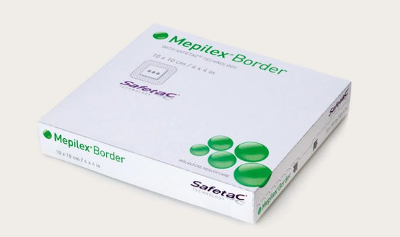 Molnlycke Mepilex Border Foam Dressing 12.5CM X 12.5CM - (5/BOX)