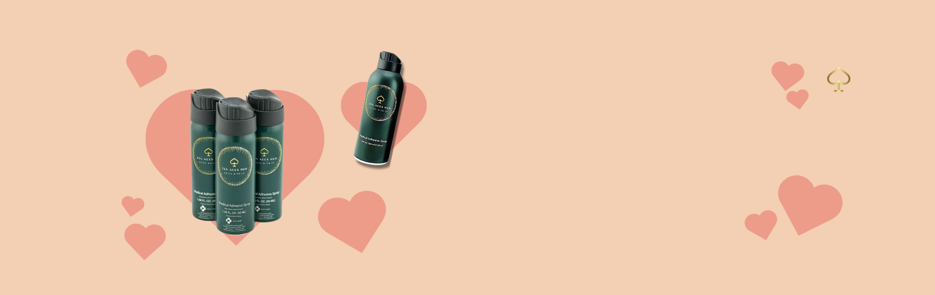 Ten Aces Med "Stick With Us" Adhesive Spray