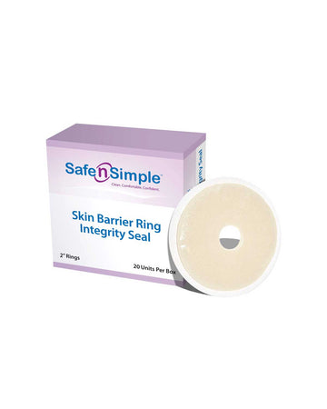 Barrière cutanée Safe n Simple Integrity Anneau de 2" - 20 par boîte
