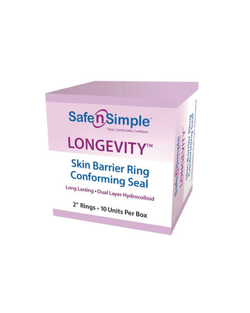 Safe n Simple Anneaux protecteurs cutanés Longevity - 10 par boîte