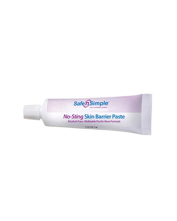 Pâte protectrice cutanée sans picotement Safe n Simple Tube de 2 oz - 1 unité