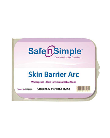 Safe n Simple Arc de protection cutanée - 30 par paquet, 2,5 cm DE LARGE (STANDARD)