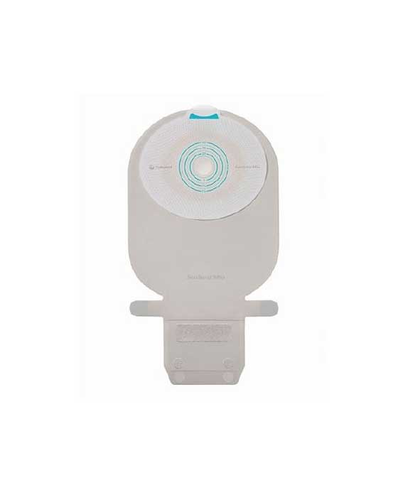 Coloplast SenSura Mio 1-Piece Drainable Pouch Non-Convex -10 per box, 45MM (1 3/4"), GREY WITH INSPECTION WINDOW - MAXI 11" (28CM)