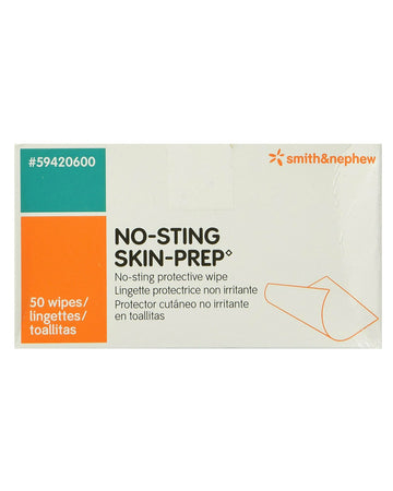 Lingettes protectrices sans picotement Smith & Nephew Skin Prep - 50 par boîte