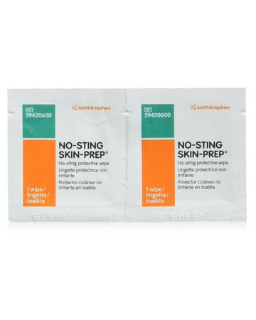 Lingettes protectrices sans picotement Smith & Nephew Skin Prep - 50 par boîte - 0
