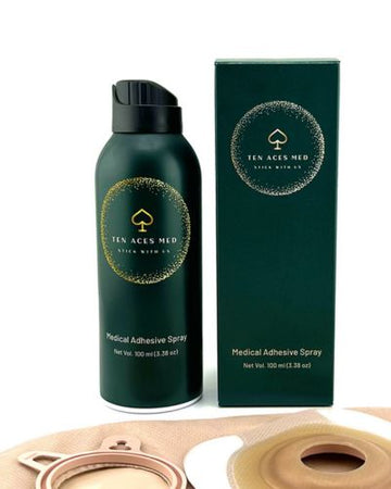 Ten-Aces Medical « Stick with Us » Spray adhésif médical 100 ml – 1 flacon