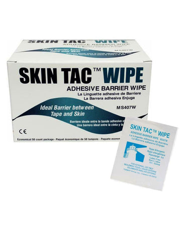 Lingettes adhésives protectrices Torbot Skin Tac - 50 par boîte
