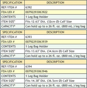 Urocare Fabric Leg Bag Holder Lower Medium - 1 Each - 0