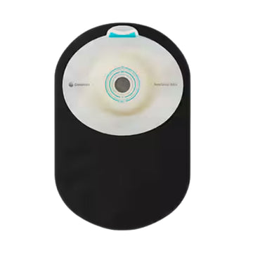 Coloplast SenSura Mio Noir Poche fermée 1 pièce, Maxi, Convexe Légère, Découpe sur mesure 10-43mm - 10 par boîte