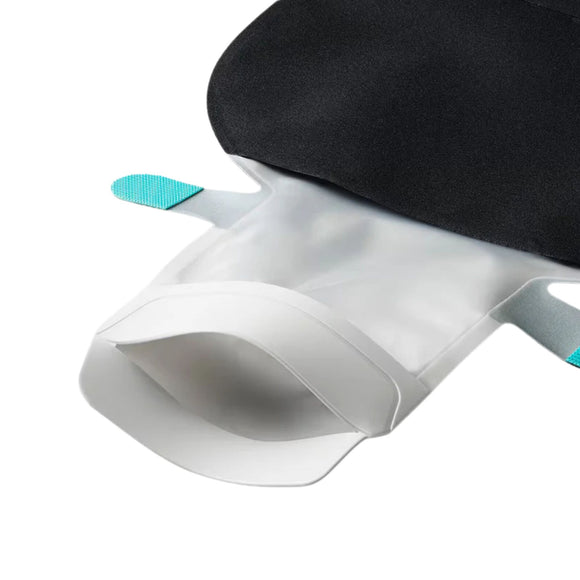 Coloplast SenSura Mio Black 1-Piece Drainable Pouch, Midi, Flat/Non-Convex, Cut to Fit 10-55mm - 10 per Box